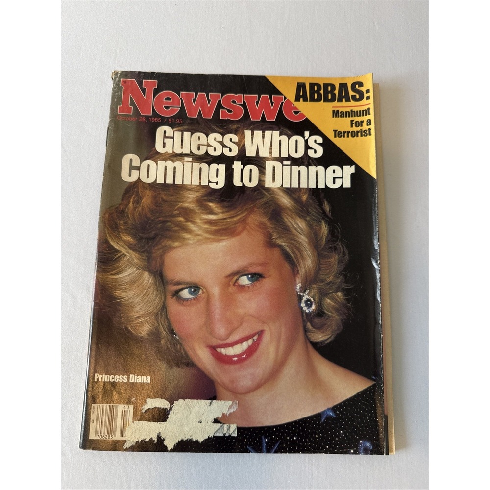 Vintage Newsweek October 28 1985 Princess Diana Cover British Royal Family Mag